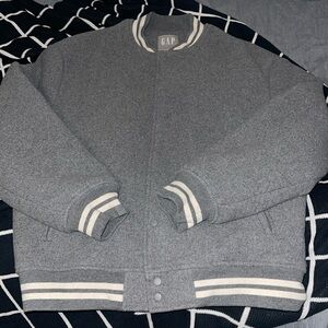 Mens GAP Wool Varsity Jacket.  Size L